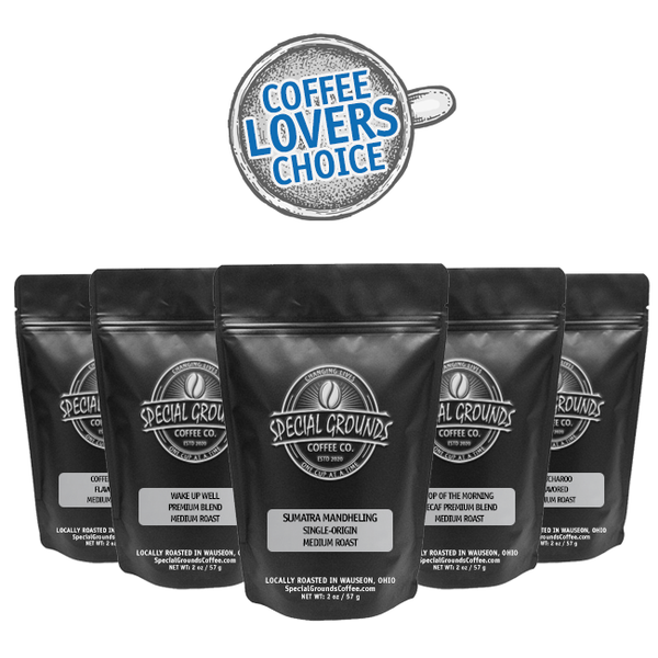 Coffee Lovers Choice 4 oz. Sample Pack