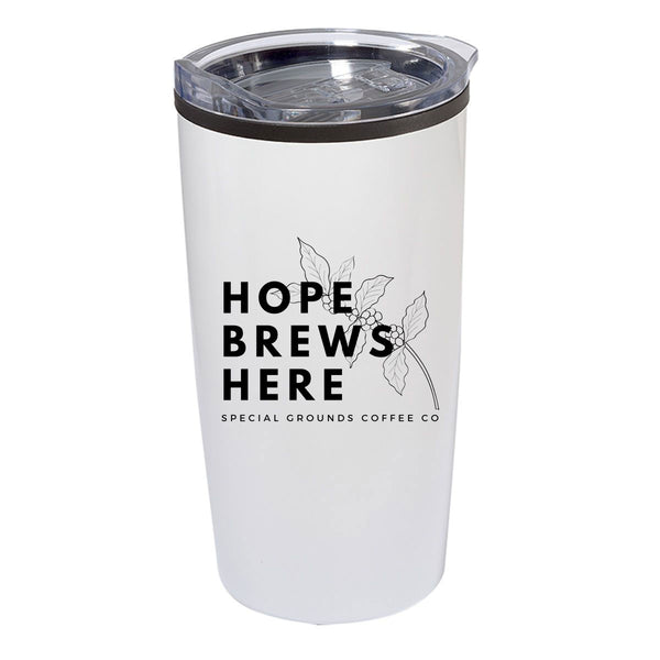 Hope Brews Here Insulated Tumbler